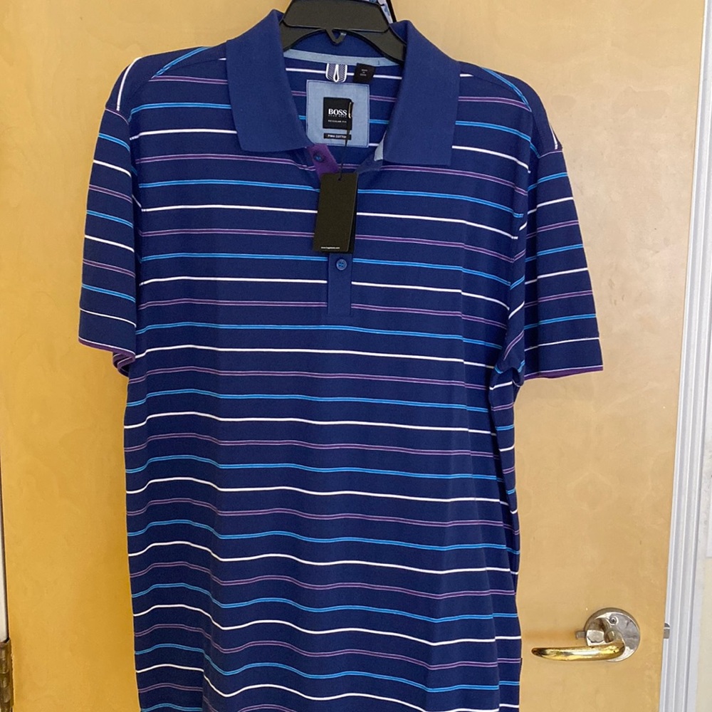 Mens short sleeve polo shirt NWT